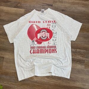 Vtg 2002 Ohio State National Champs T Shirt